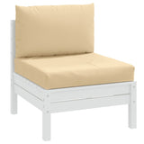 Vidaxl Palletkuddar 2 st tyg blandat beige