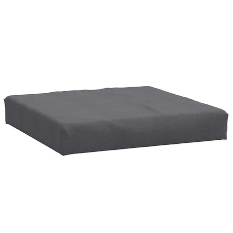 Vidaxl palletkussen 60x60x9,5 cm stof gemêleerd antracietkleurig