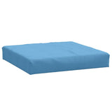 Cuscino Vidaxl pallet 60x60x10 cm tessuto blu misto