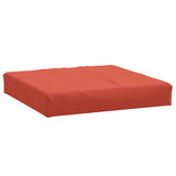 VIDAXL -Palettenkissen 60x60x10 cm Stoff rot gemischt