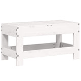 Vidaxl tuinvoetenbank 62x30x32 cm massief grenenhout wit