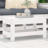 Vidaxl tuinvoetenbank 62x30x32 cm massief grenenhout wit