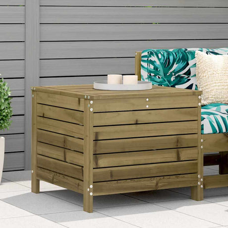 Vidaxl tuinvoetenbank 62x63,5x53,5 cm geïmpregneerd grenenhout