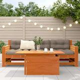 Vidaxl tuintafel 100x50x75 cm massief grenenhout wasbruin