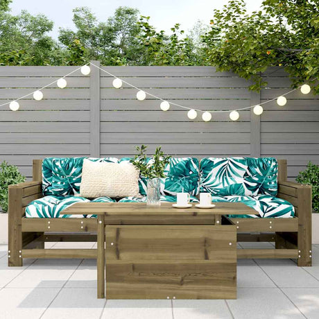 Vidaxl tuintafel 100x50x75 cm geïmpregneerd grenenhout