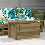 Vidaxl tuintafel 100x50x75 cm geïmpregneerd grenenhout