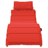 Vidaxl ligbed massief acacia hout rood