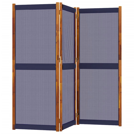 Vidaxl kamerscherm met 3 panelen 210x180 cm donkerblauw