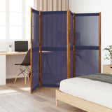 Vidaxl kamerscherm met 4 panelen 280x180 cm donkerblauw