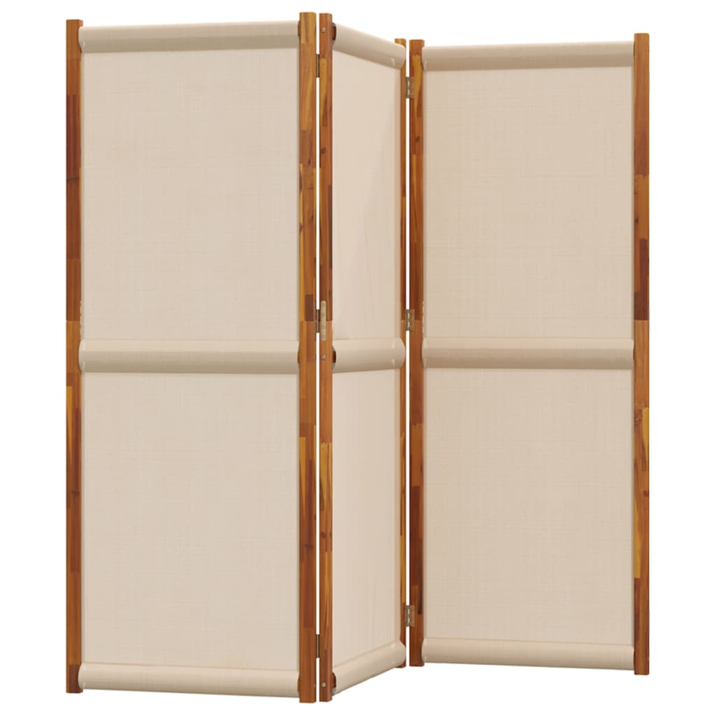 Vidaxl kamerscherm met 3 panelen 210x180 cm taupe