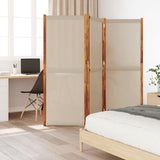 Vidaxl kamerscherm met 3 panelen 210x180 cm taupe
