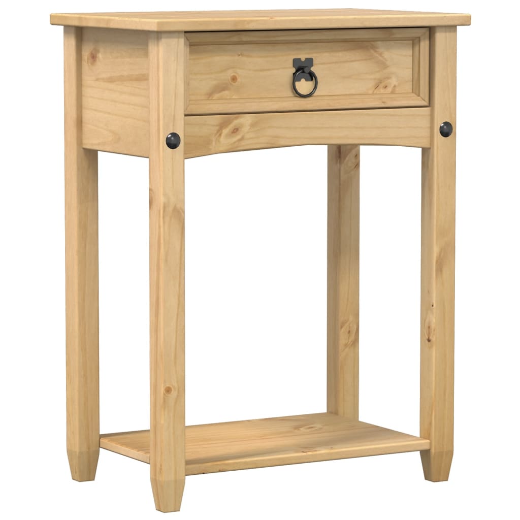 Vidaxl wandtafel corona 55x35x73 cm massief grenenhout