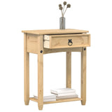 Vidaxl wandtafel corona 55x35x73 cm massief grenenhout