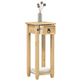Vidaxl plantenstandaard corona 30x30x73 cm massief grenenhout