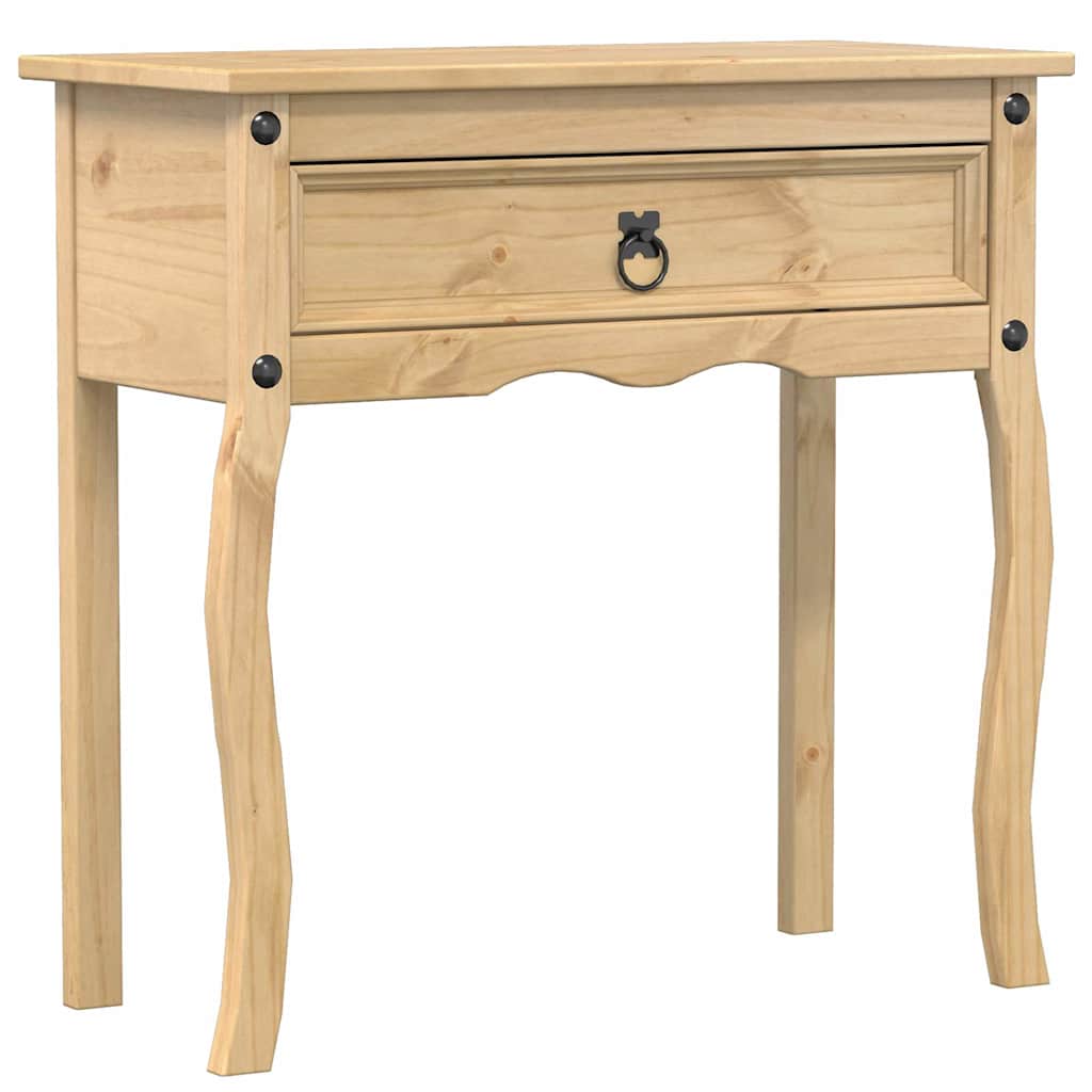 Vidaxl wandtafel corona 73x35x73 cm massief grenenhout