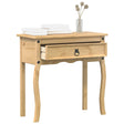Vidaxl wandtafel corona 73x35x73 cm massief grenenhout