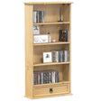 Vidaxl cd-kast corona 52x17,5x103 cm massief grenenhout