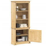 Vidaxl hoge kast corona 74x38x170 cm massief grenenhout