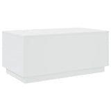 Vidaxl salontafel met led-verlichting 90x50x40 cm wit