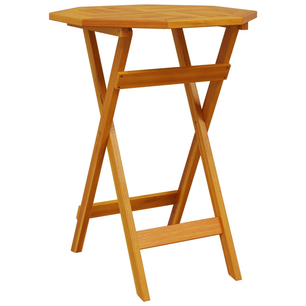 Vidaxl tuintafel inklapbaar ø60x75 cm massief acaciahout