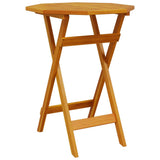 Vidaxl tuintafel inklapbaar ø60x75 cm massief acaciahout