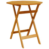 Vidaxl tuintafel inklapbaar ø70x75 cm massief acaciahout