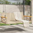Vidaxl schommelbank 109x62x40 cm poly rattan beige