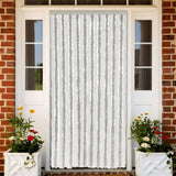 Vidaxl Fly curtain 90x220 cm Chenille light gray and white