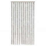 Vidaxl Fly Curtain 100x230 cm CHENILLE GREN ET BLANC