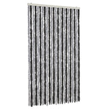 Vidaxl Fly curtain 100x200 cm Chenille Gray and Black