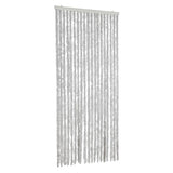 Vidaxl Fly Curtain 56x200 cm CHENILLE GREY