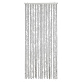 Cortina de mosca Vidaxl 56x200 cm chenille gris