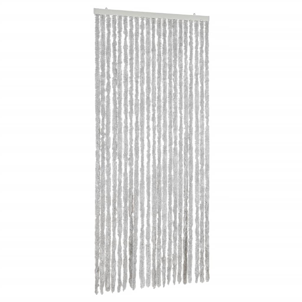 Vidaxl Fly Vorhang 90x200 cm Chenille Grey