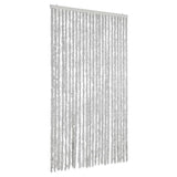 Vidaxl Fly Curtain 100x200 cm Chenille Gray