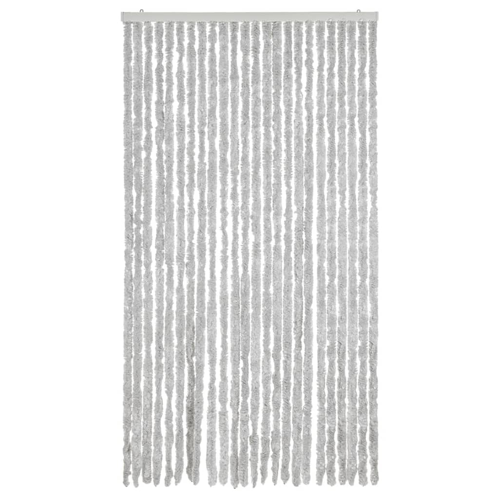 Vidaxl Fly Curtain 100x200 cm Chenille Gray