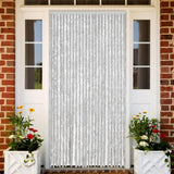 Vidaxl Fly Curtain 100x200 cm Chenille Grey