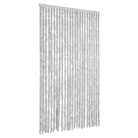 Vidaxl vliegengordijn 100x220 cm chenille grijs