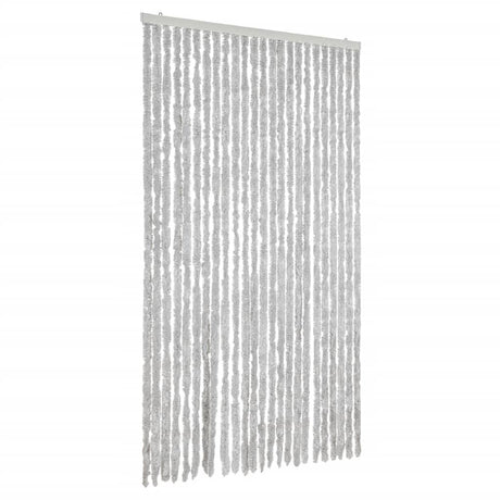 Vidaxl vliegengordijn 100x230 cm chenille grijs