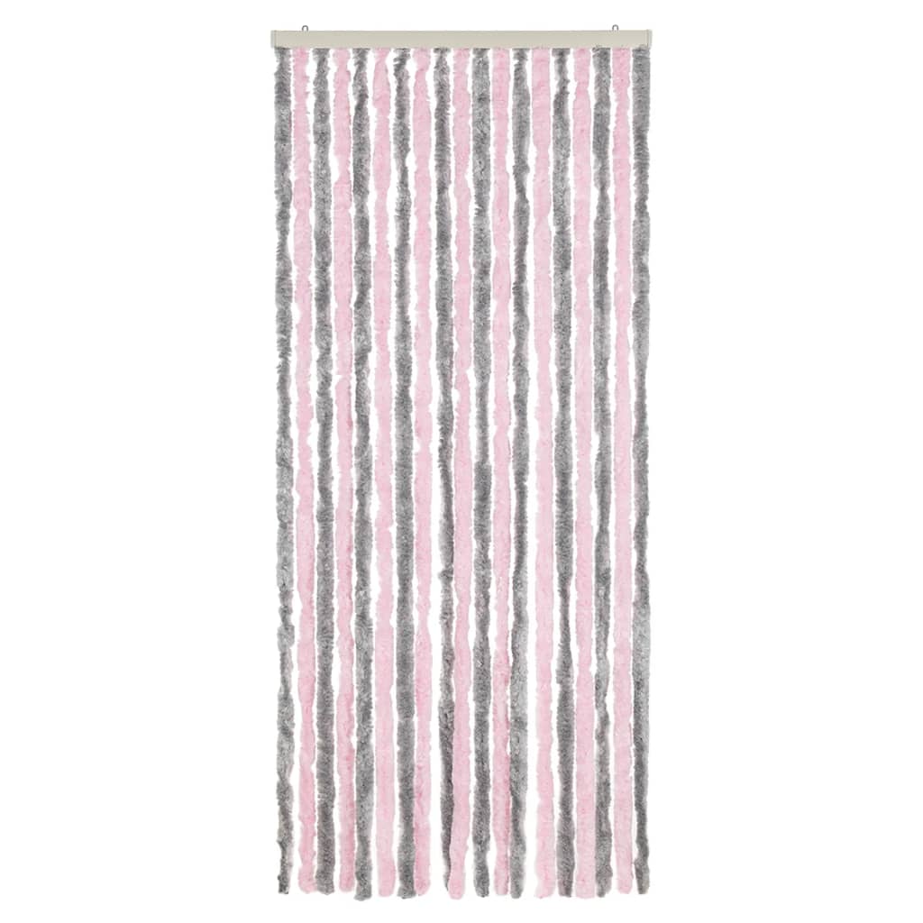 Vidaxl fléien Ridera 56.x185 cm Chenille Silver Grey a rosa