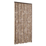 Vidaxl Fly Curtain 100x230 cm Chenille Beige och Light Brown