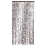 Vidaxl Fly Curtain 100x230 cm Chenille Brown and Beige