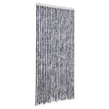 Vidaxl Fly Curtain 100x200 cm Chenille Silver