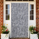 Vidaxl Fly curtain 100x230 cm Chenille silver