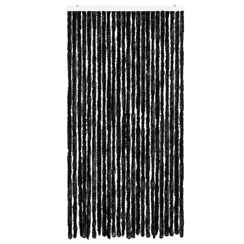 Vidaxl Fly curtain 100x200 cm Chenille Anthracite -colored