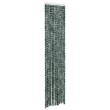 Vidaxl vliegengordijn 56x200 cm chenille groen en wit