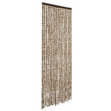 Vidaxl Fly Curtain 56x200 cm CHENILLE BEIGE ET BRORN