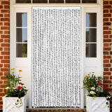 Vidaxl Fly Curtain 90x200 cm CHENILLE GREN ET GREY DROY