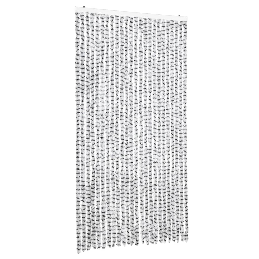 Vidaxl Fly Curtain 100x200 cm CHENILLE GREN ET GREY DROY