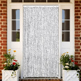 Vidaxl Fly curtain 100x230 cm Chenille light gray and dark gray