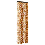 Vidaxl vliegengordijn 56x200 cm chenille okerkleurig en wit